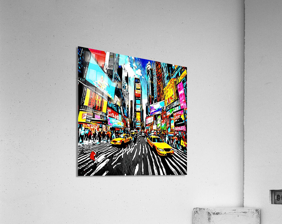 New York AI Style Acrylic Print