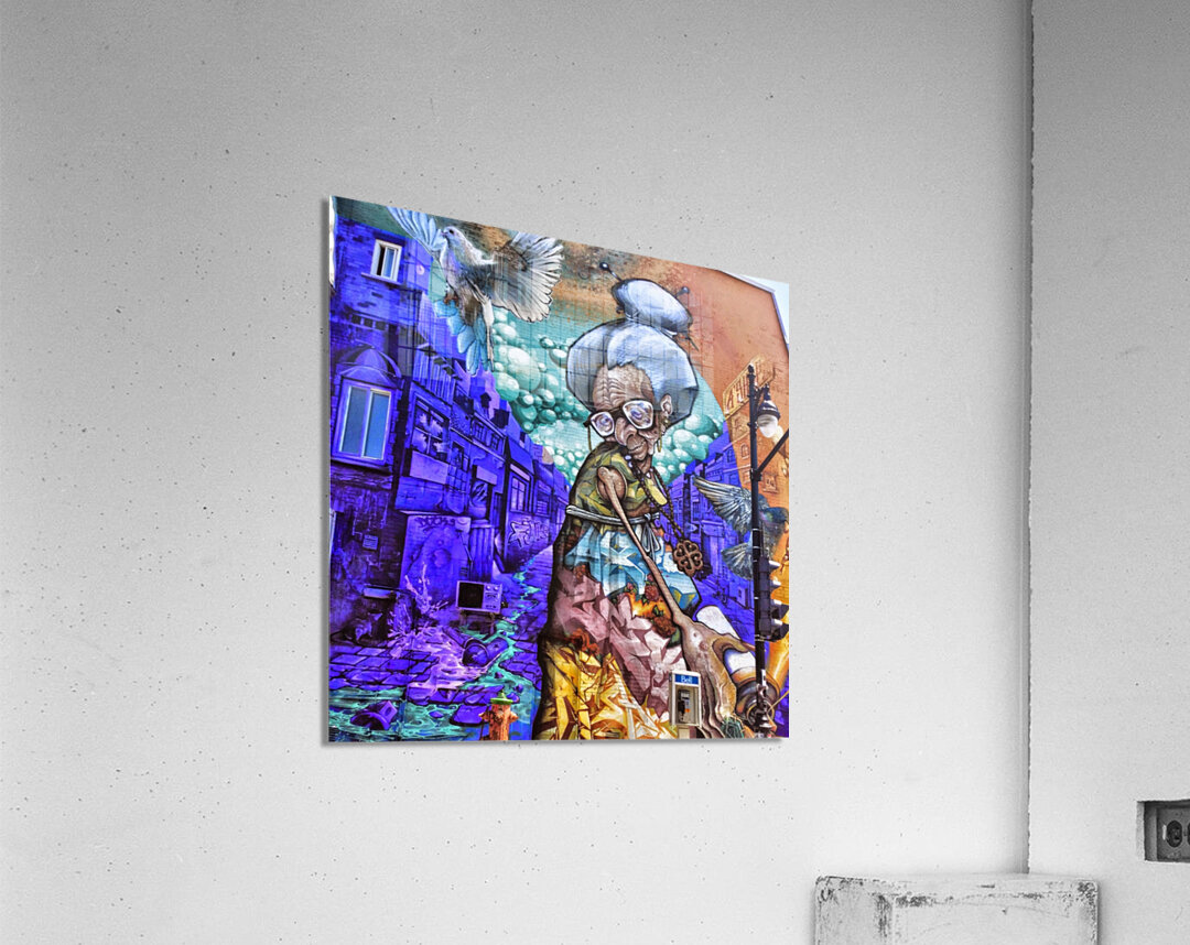 Old Lady of Le Plateau Acrylic Print