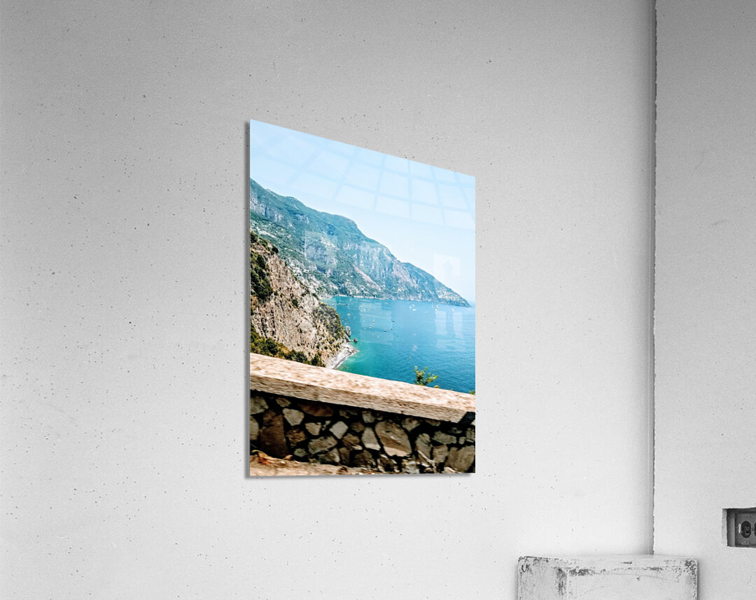 Turquoise Amalfi Views Acrylic Print