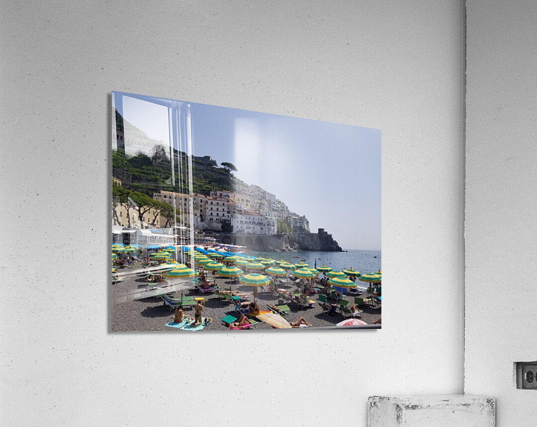 Beaches at Positano Acrylic Print