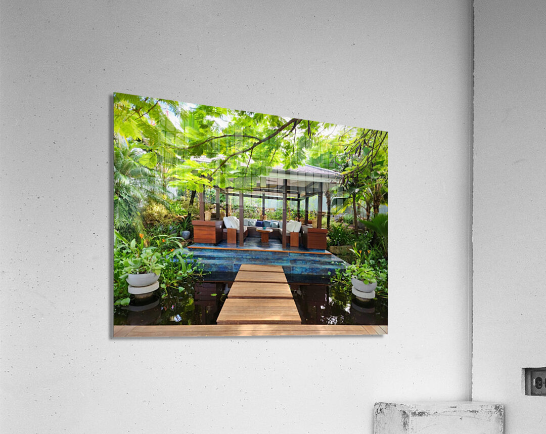 A peaceful Oasis Acrylic Print