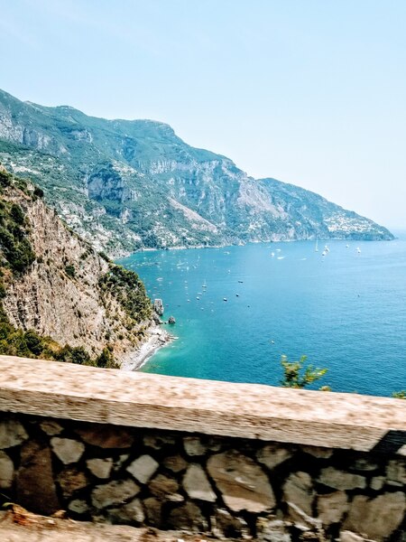 Turquoise Amalfi Views Print