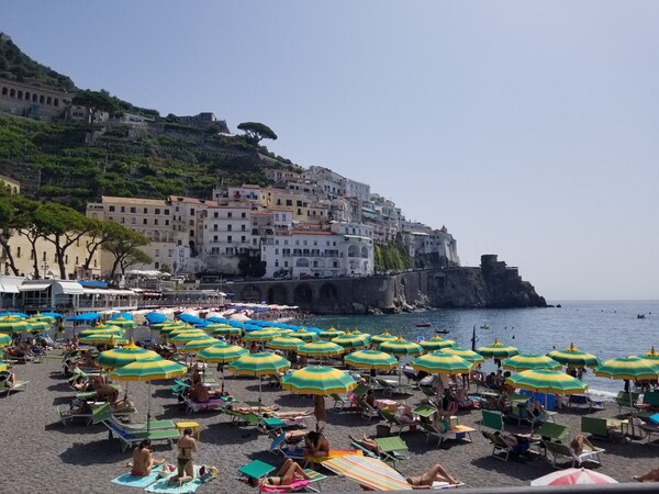 Beaches at Positano Print