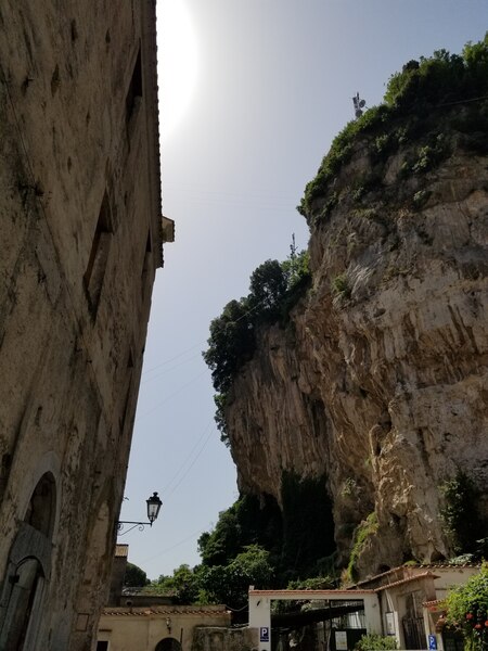 A City Built Amongst Mountains Print