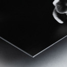 Black  White Floral Series 12 Metal print