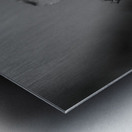 Black  White Floral Series 7 Metal print