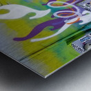 Welcome Street Art Metal print