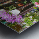 2 Dogs in the Flower Shop Metal print