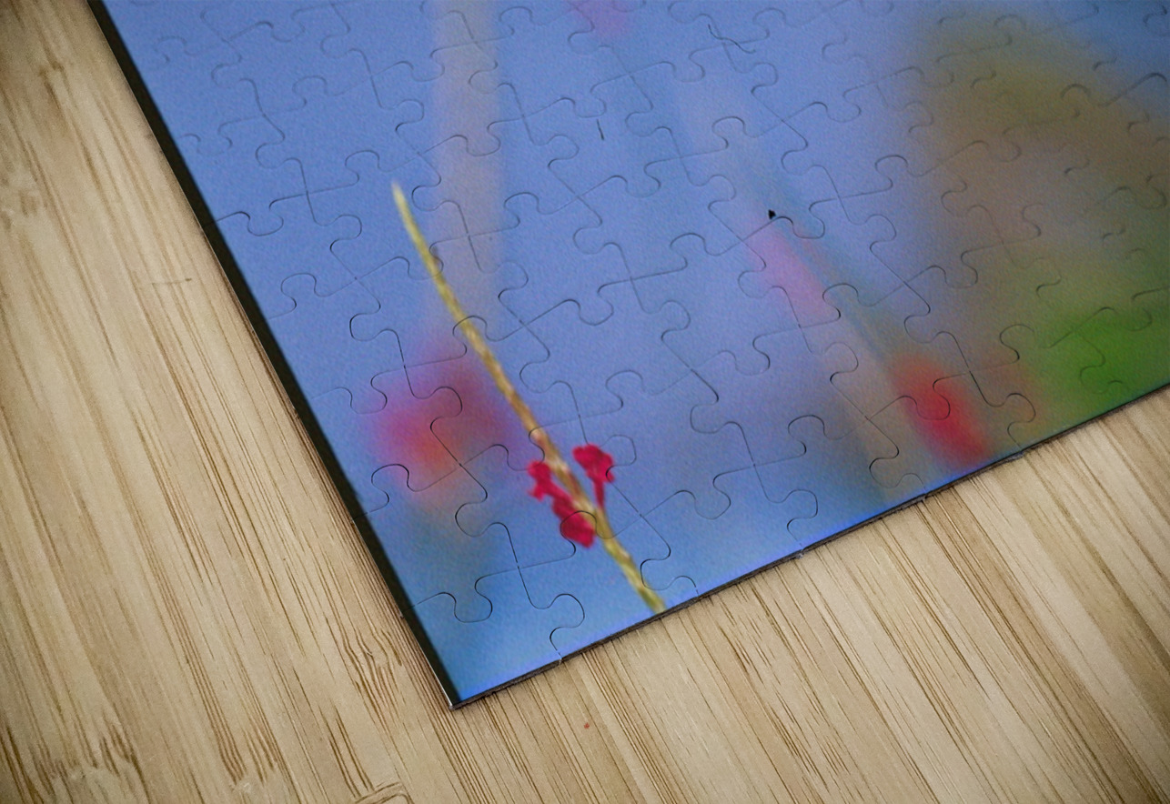 Black butterfly flower love Bonnies Wall Art Puzzle