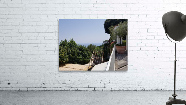 Life atop Positano Wall Preview