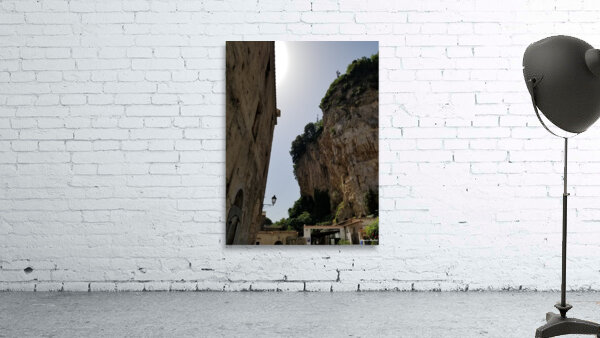 A City Built Amongst Mountains Wall Preview