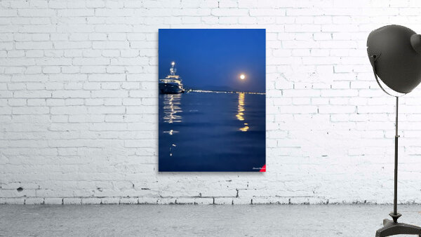 Sailing By A Full Moon Wall Preview