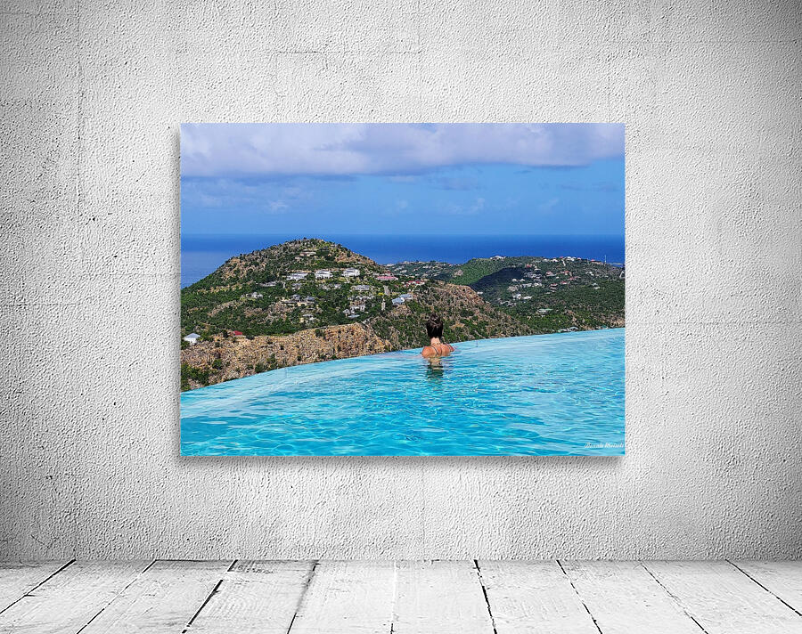 Poolside Views of St Barths Wall Preview