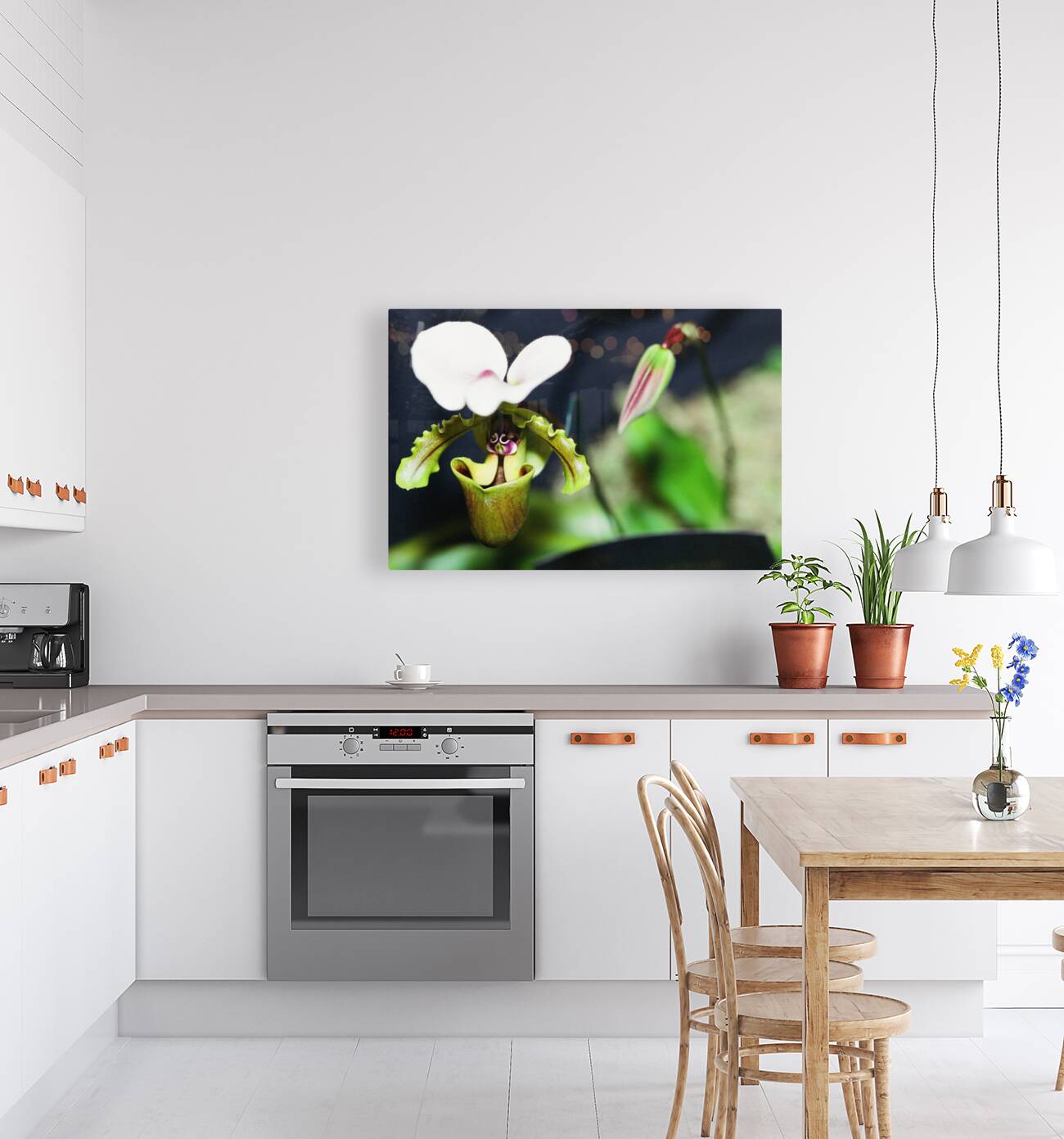 Green Orchid Reproduction