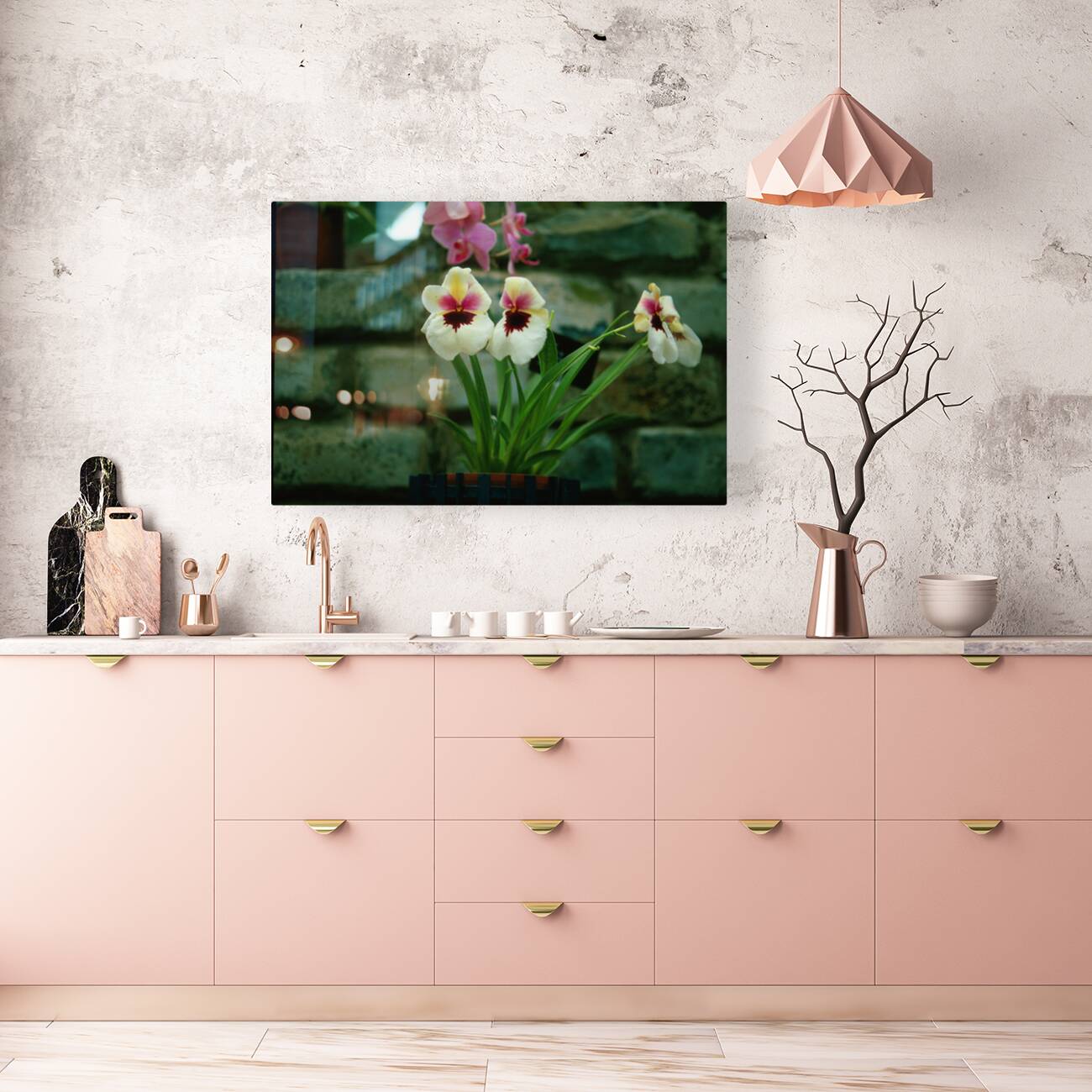 Twin Pansie Flowers Reproduction