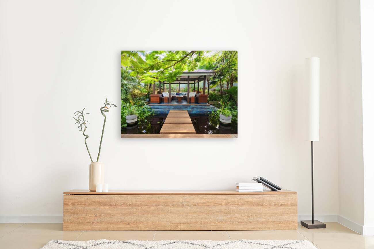 A peaceful Oasis Reproduction