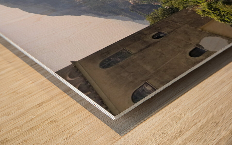 The Amalfi Hike Wood print