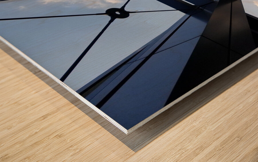 Top of Milanos City Views Wood print