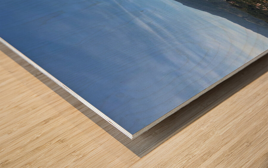 Turquoise Views From The Amalfi Wood print