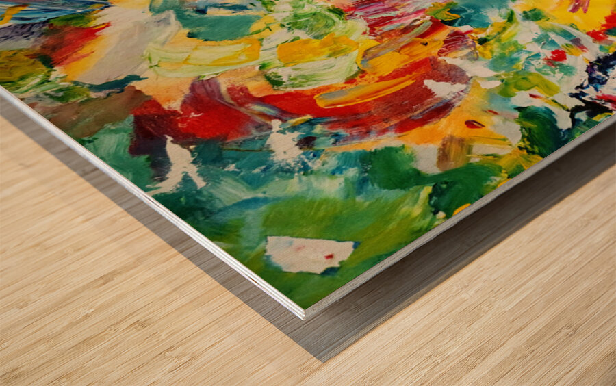 Color Beauty Wood print